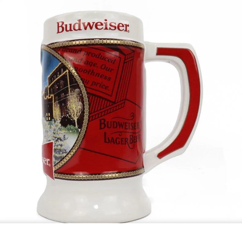 2020 Budweiser Clydesdale Holiday Beer Stein - Image 3
