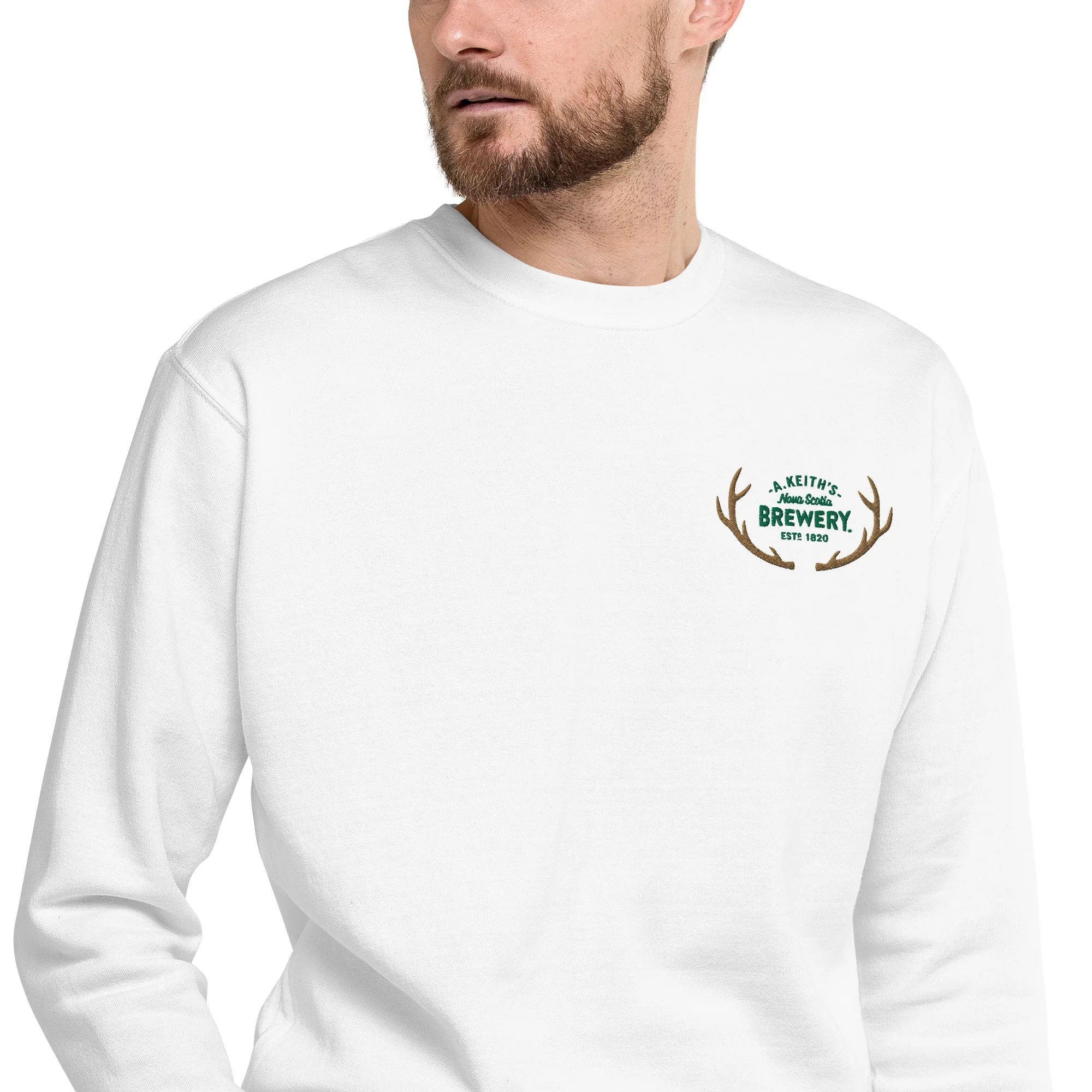 Alexander Keith's Embroidered Crewneck - Image 5