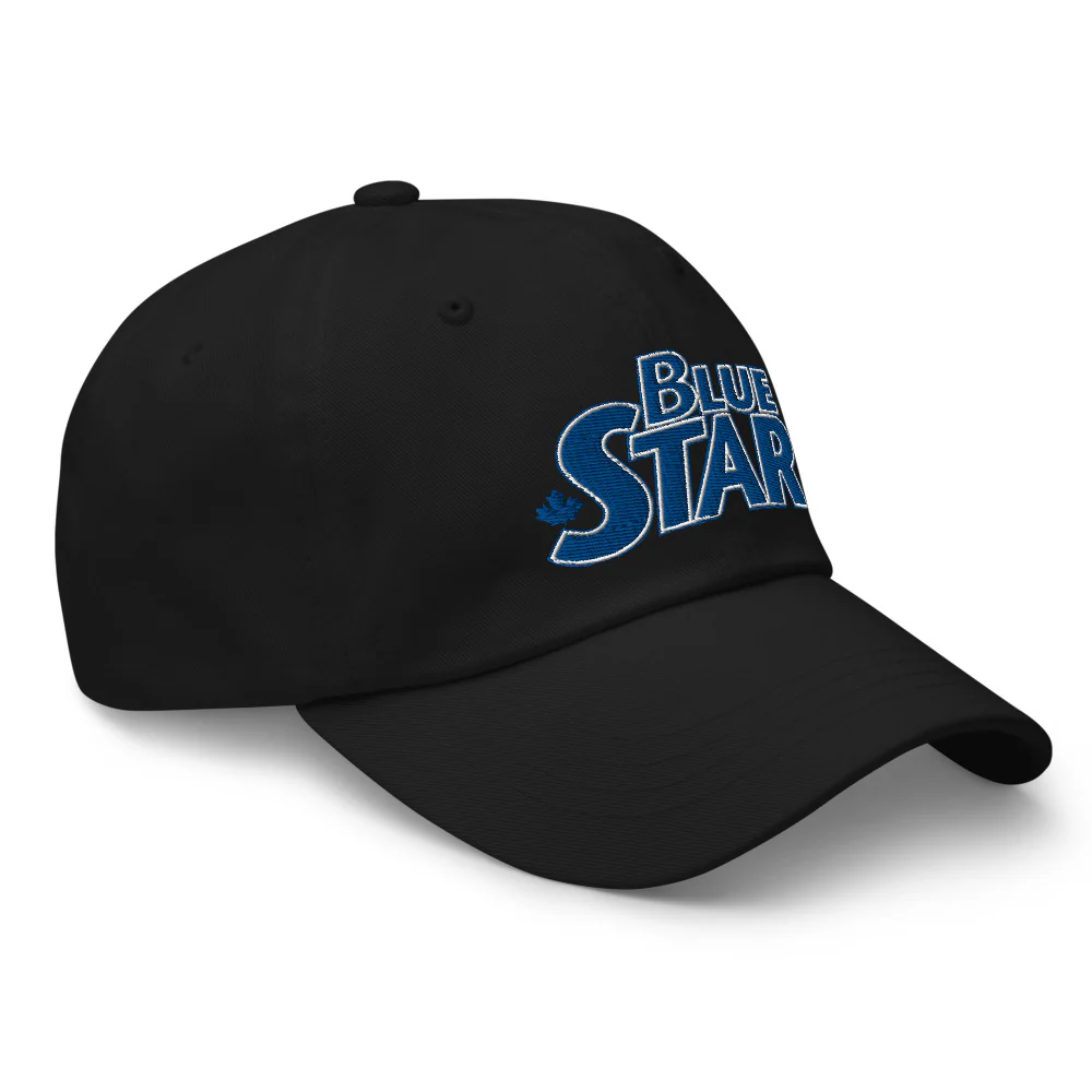 Blue Star Embroidered Dad hat - Image 3