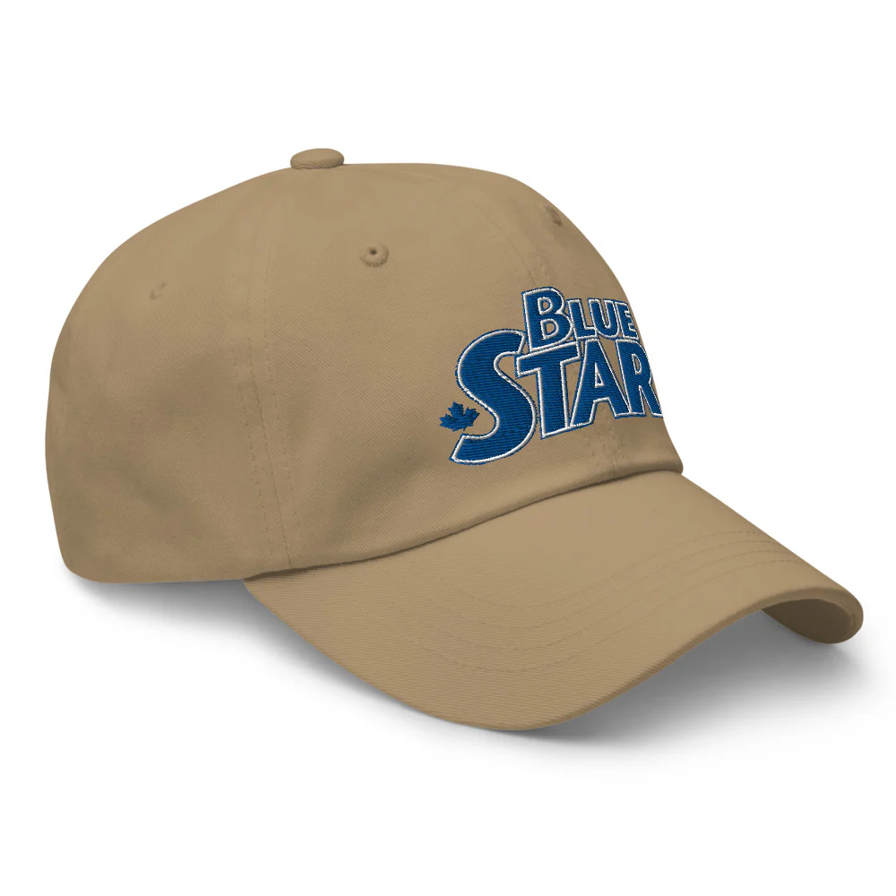 Blue Star Embroidered Dad hat - Image 5