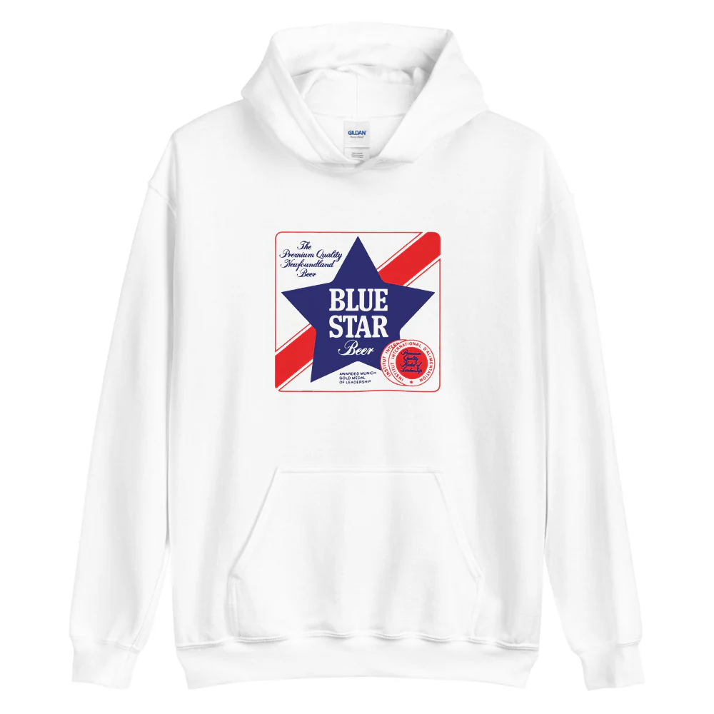 Blue Star Label Unisex Hoodie - Image 3