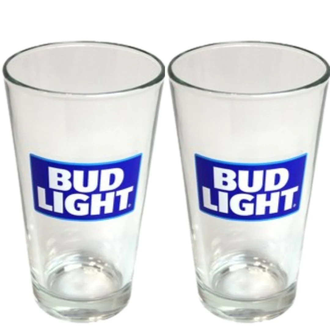 Bud Light 20 oz. Glassware Set