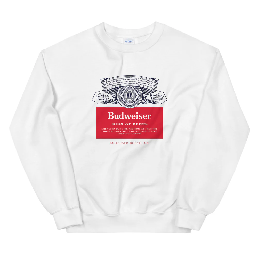 Budweiser Original Unisex Sweatshirt - Image 2