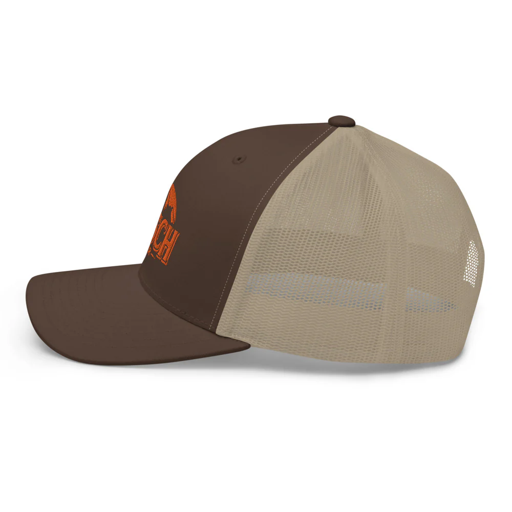 Busch Orange Embroidered Trucker cap - Image 10