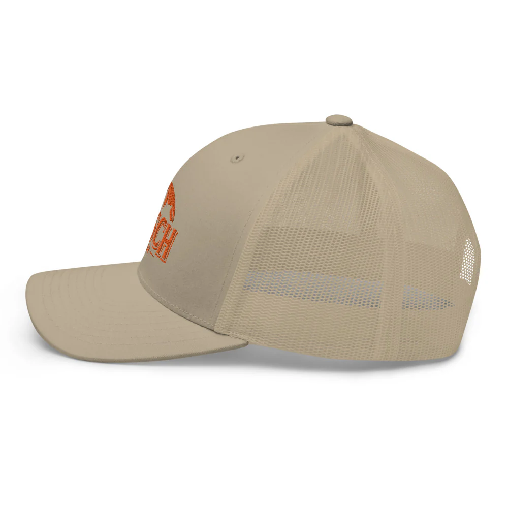 Busch Orange Embroidered Trucker cap - Image 15