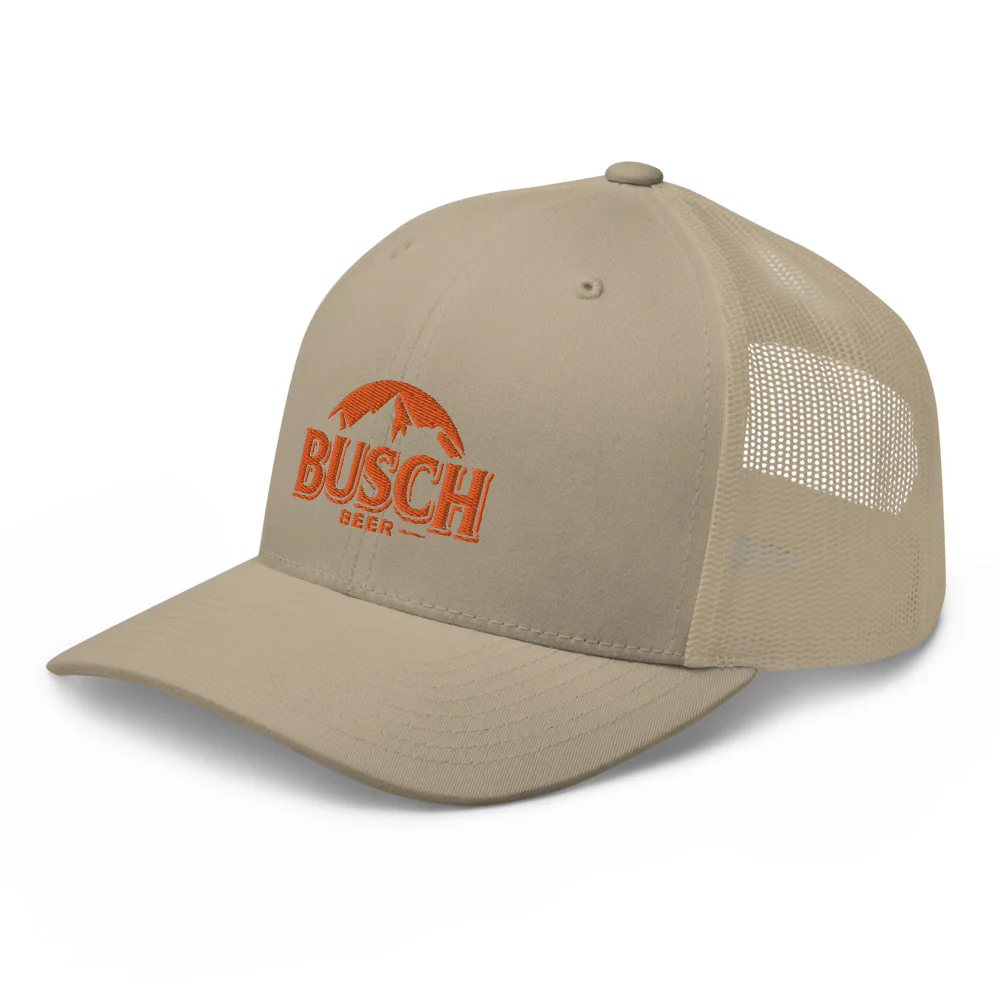 Busch Orange Embroidered Trucker cap - Image 16