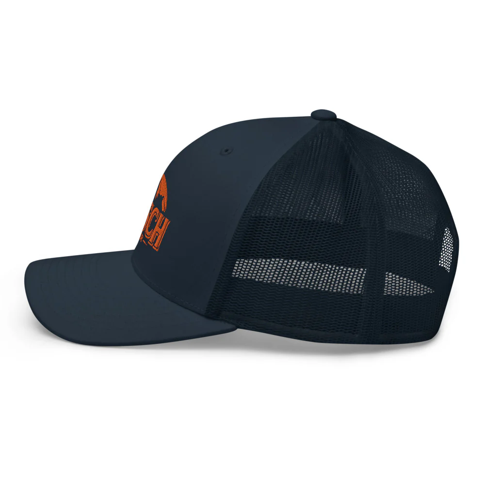 Busch Orange Embroidered Trucker cap - Image 4
