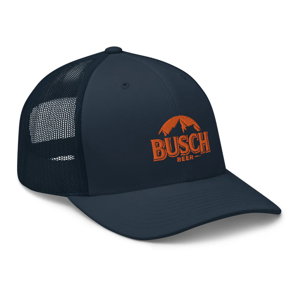 Busch Orange Embroidered Trucker cap - Image 7