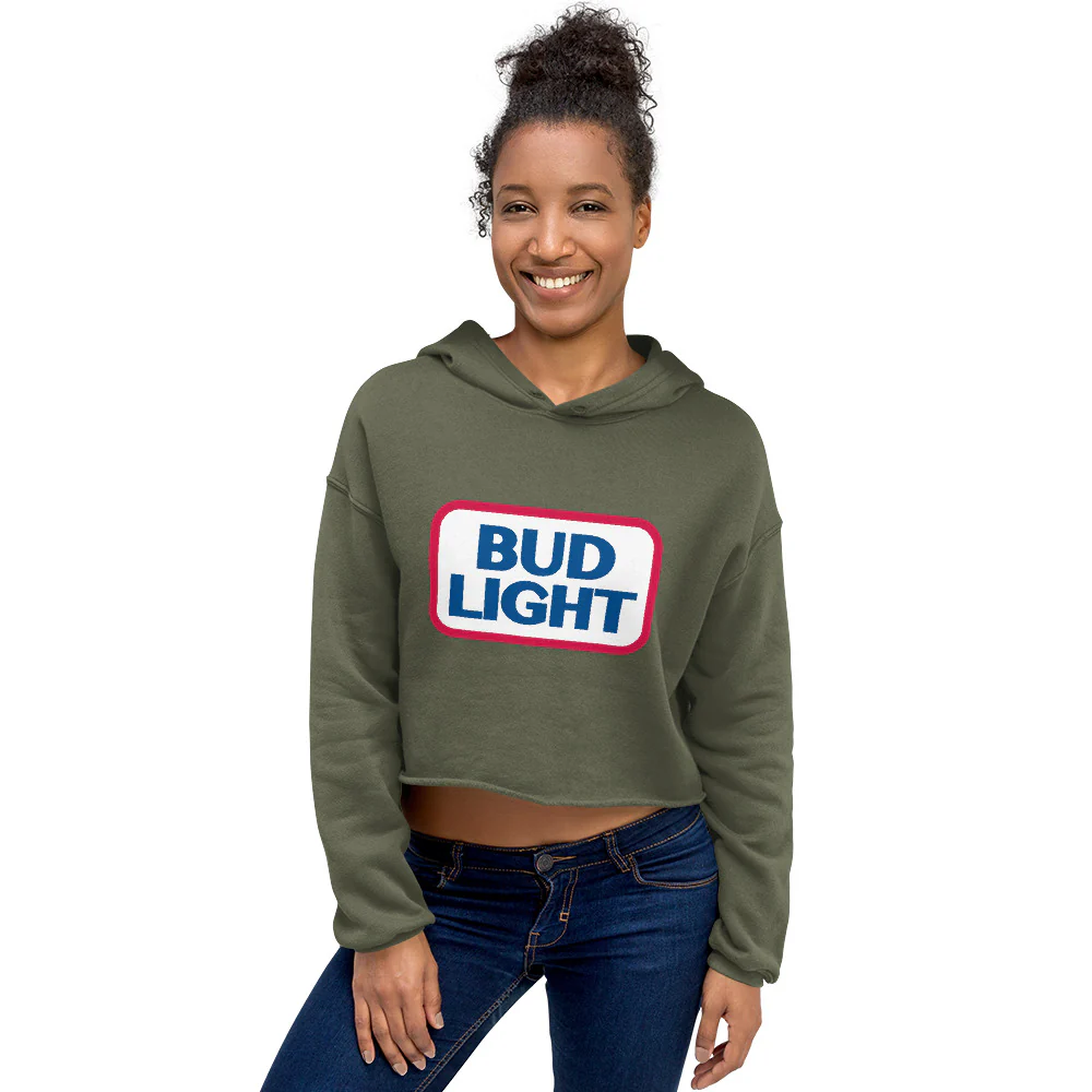 Bud Light Crop Hoodie - Image 3