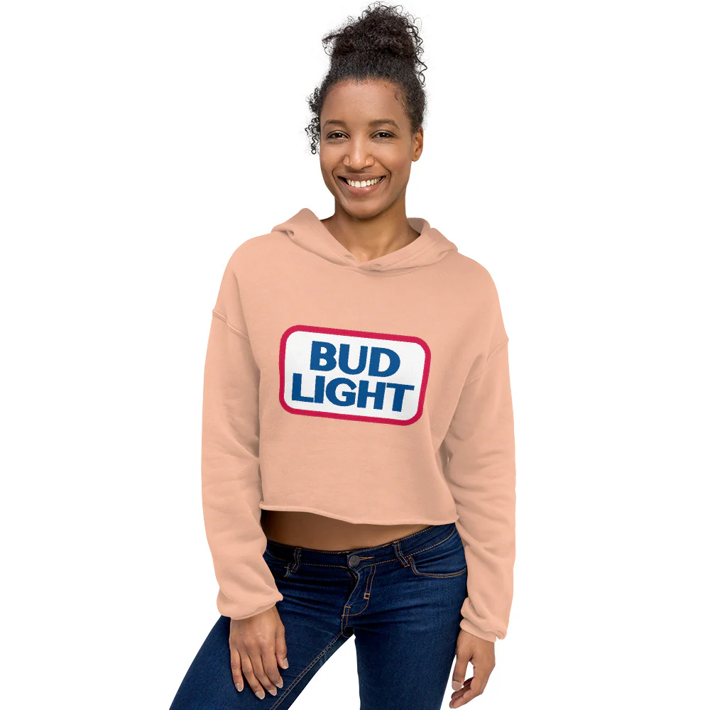 Bud Light Crop Hoodie - Image 4