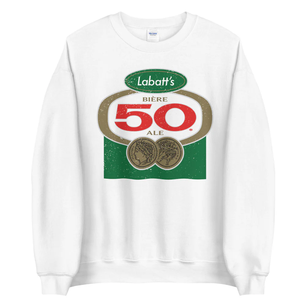 Labatt 50 Vintage Unisex Sweatshirt - Image 5