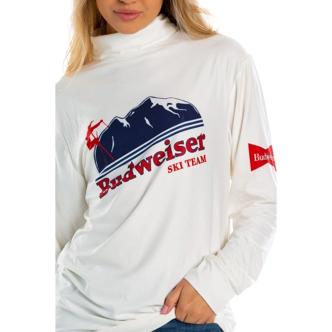 Budweiser Unisex Retro Ski Turtleneck - Image 3